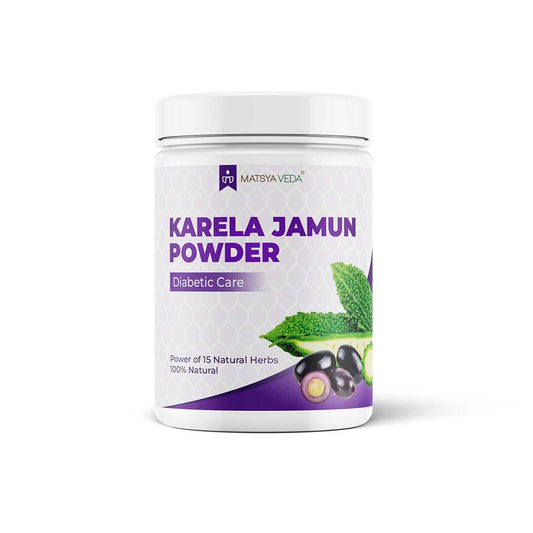 Matsyaveda Karela Jamun Powder: Ayurvedic Diabetes Care