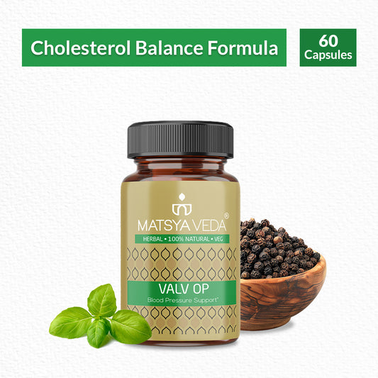 Valv Op: BP & Cholesterol Care Ayurvedic Capsule