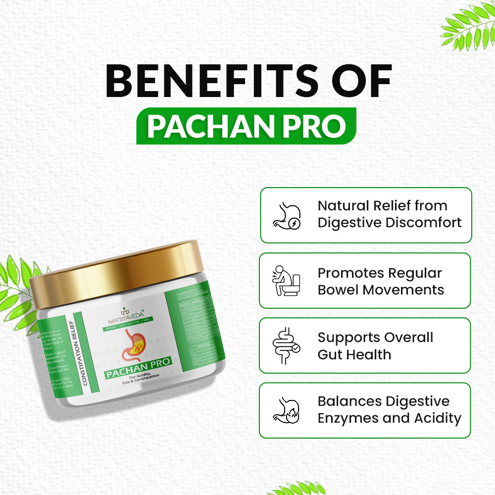 Pachan Pro: Helps with Acidity, Gas and Constipation