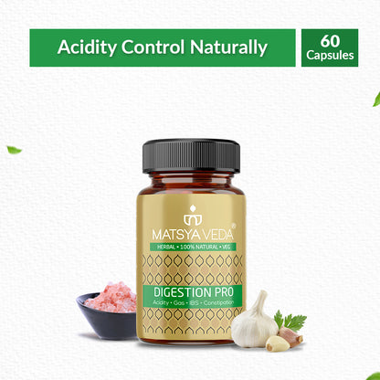 Digestion Pro Capsules: Helps with Acidity, Gas and Constipation