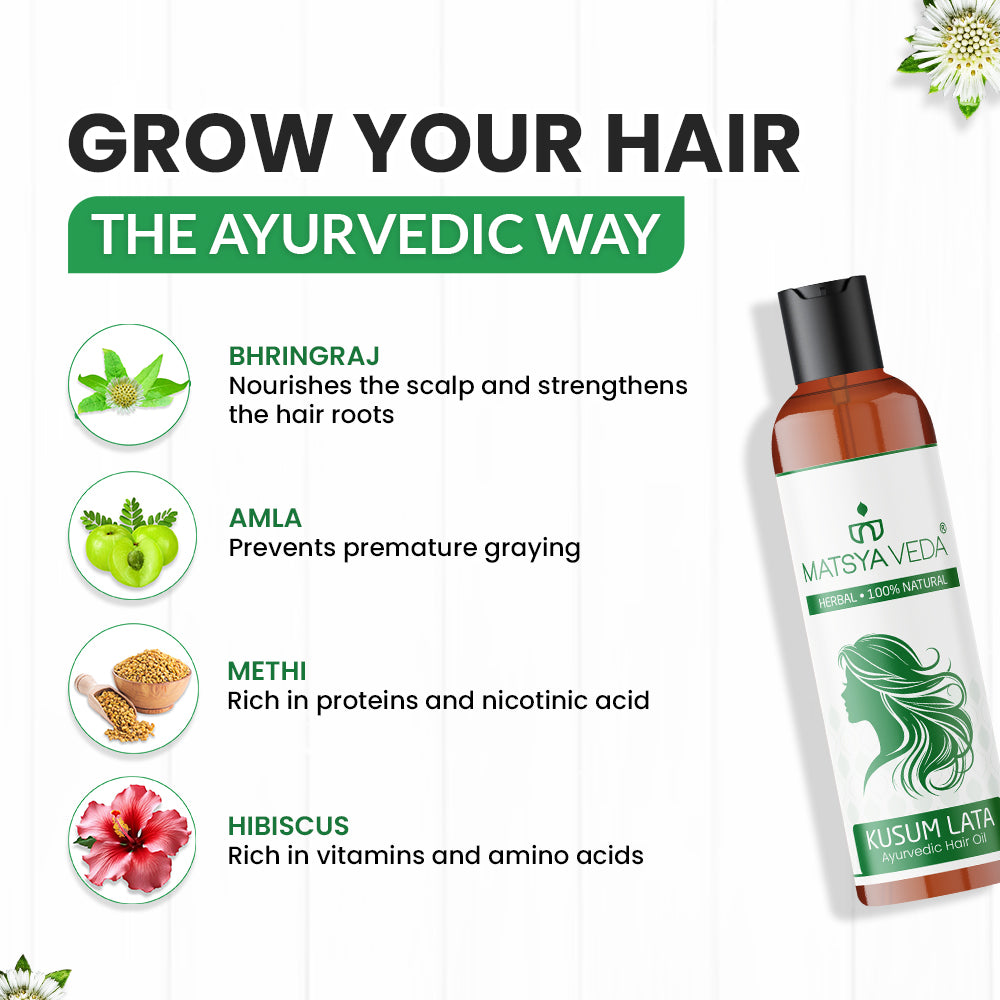 Kusum Lata Ayurvedic Hair Oil