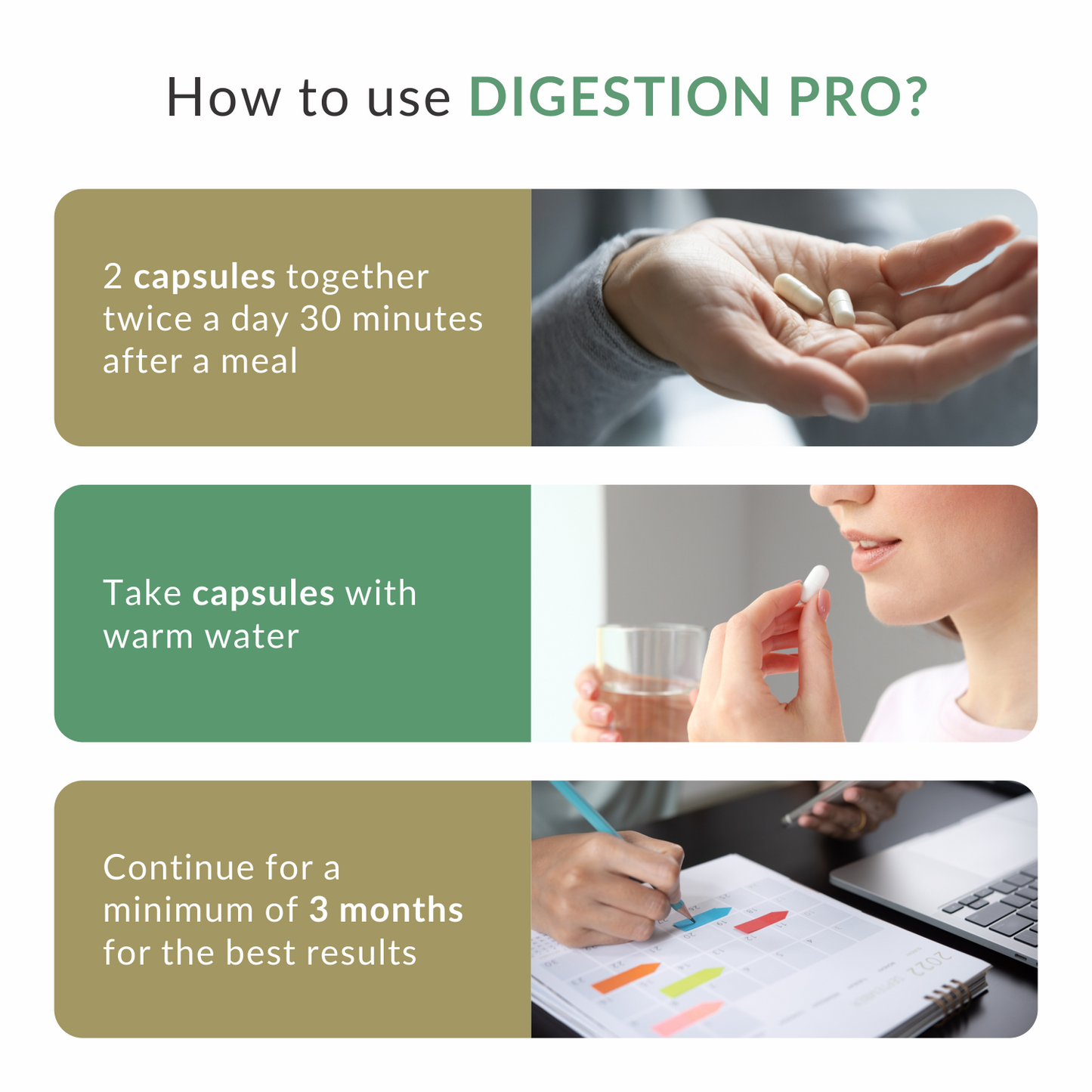 Digestion Pro Capsules: Helps with Acidity, Gas and Constipation